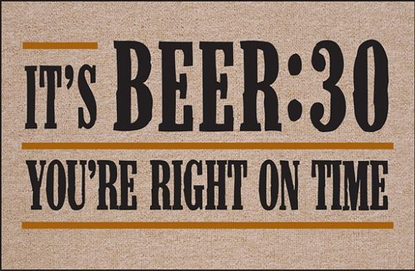 FUNNY DOORMAT - IT IS BEER-30