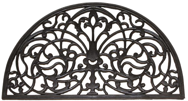 Half Round Recycled Rubber Doormat