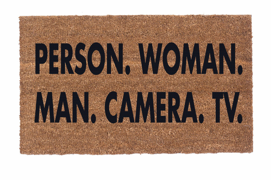 PERSON. WOMAN. MAN. CAMERA. TV.
