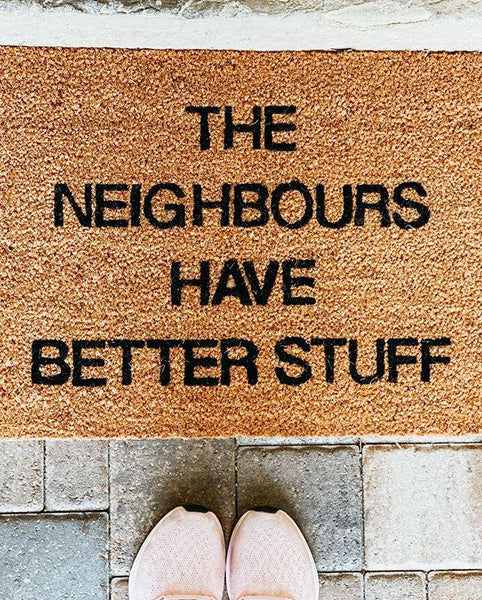 Better Neighbours Vinyl Coir Doormat
