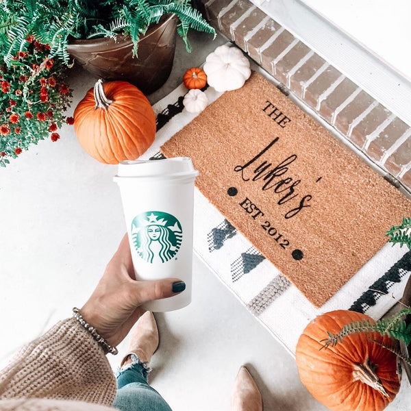 Personalized Family Name Doormats