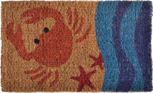 Crab Handwoven Coco Doormat