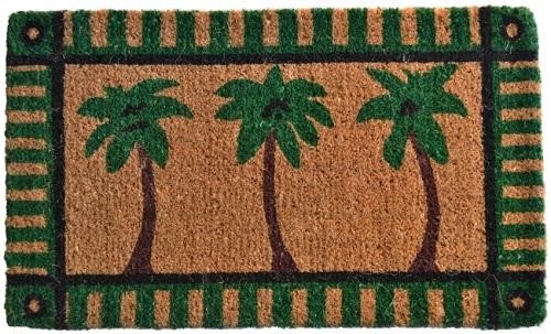 Palm Tree Handwoven Coco Doormat