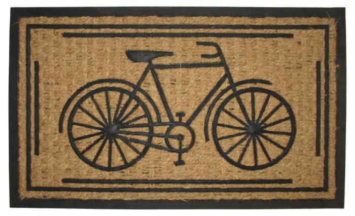 Bike Rubber Coir Doormat