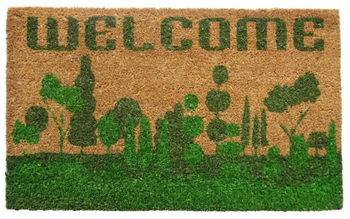Welcome Nature Vinyl Coir Doormat