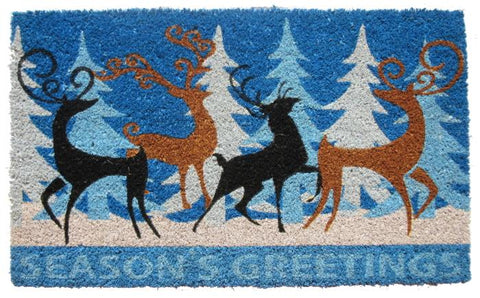 Deers Family PVC Doormat