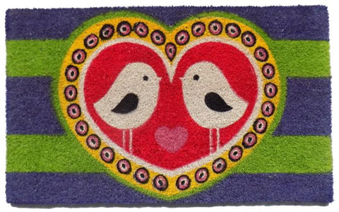 Love Birds PVC Doormat