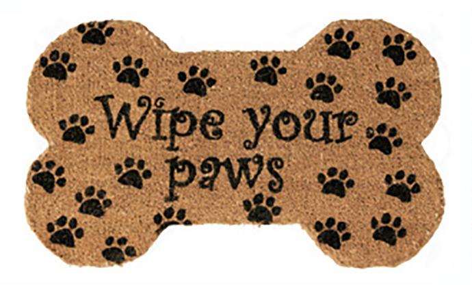 Wipe Your Paws Vinyl Coir Doormat