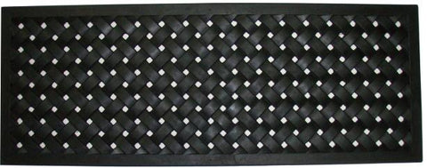 Braided Recycled Rubber Doormat (18" x 47")