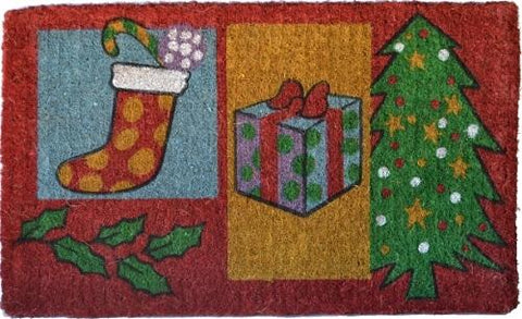 Christmas Gifts Handwoven Coco Doormat