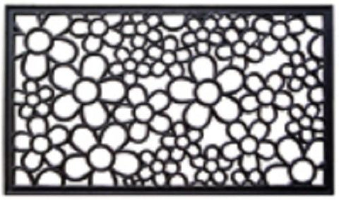 Daisies Recycled Rubber Doormat