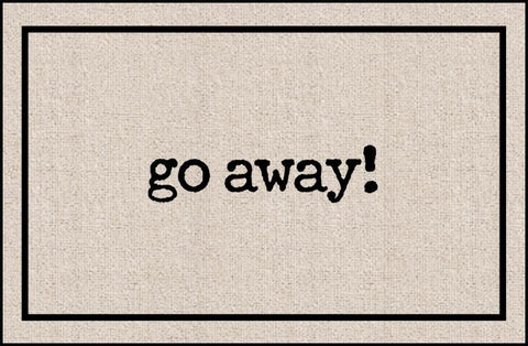 Go Away Olefin Doormat