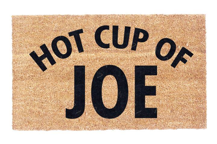 Hot Cup Of Joe Coco Doormat