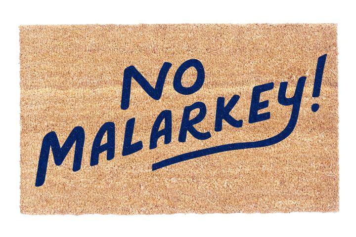 No Malarkey! Coco Doormat