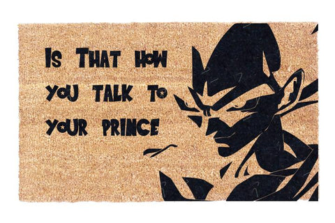 Prince of Saiyans Coco Doormat