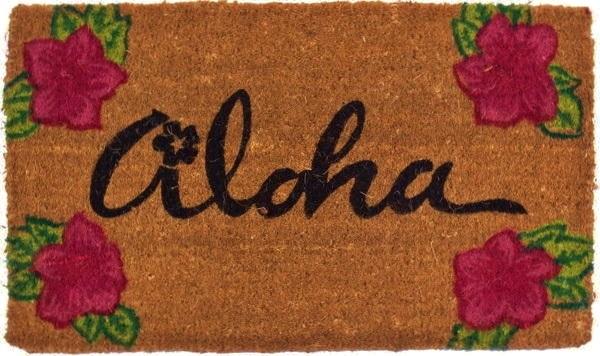 Aloha Hibiscus Coco Doormat
