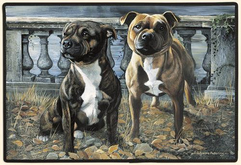 Staffordshire Bull Polyester Doormat