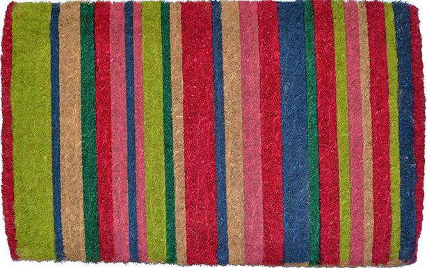 Coco Doormat - Multicolor Stripes