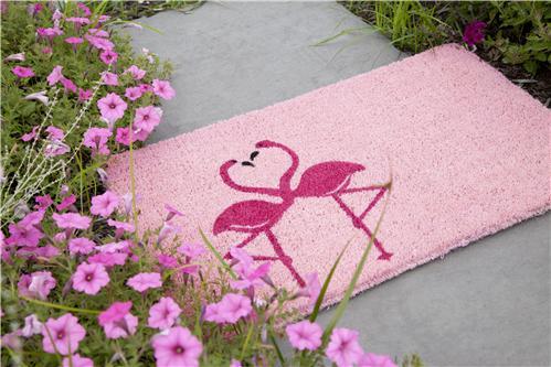 Coir-Mat-Flamingos