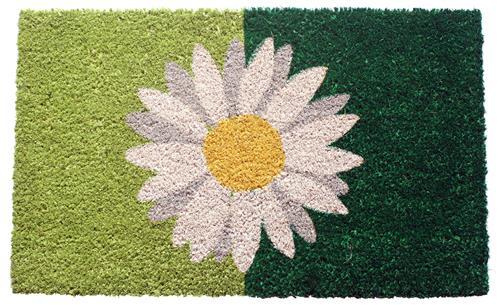 Coir-Mats-One-Daisy-On-Green