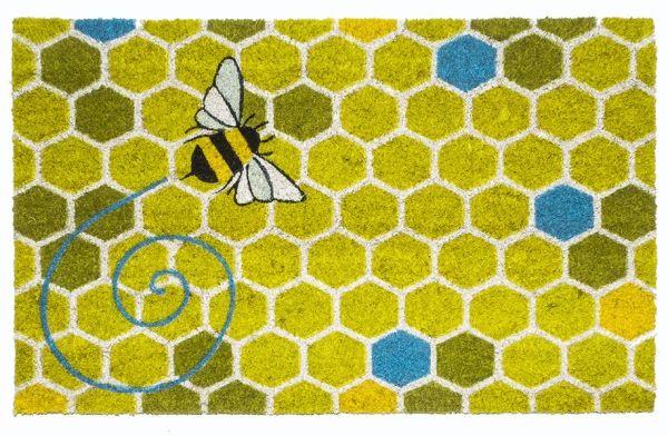 Honeycomb Vinyl Coir Doormat