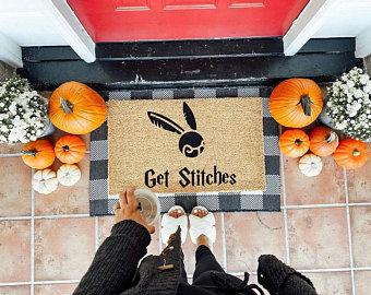 Get Stitches Coco Doormat