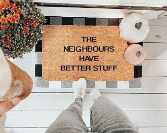 Better Neighbours Vinyl Coir Doormat