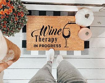 Wine Therapy In Progress