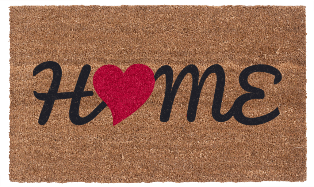 Home Love Vinyl Coir Doormat