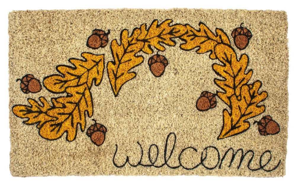 Oak Welcome Handwoven Coco Doormats