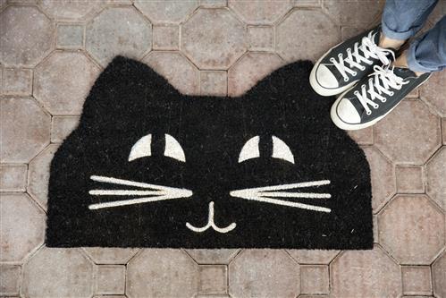 Cat Face PVC Doormat