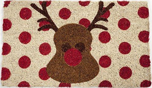Rudolph Handwoven Coco Doormat
