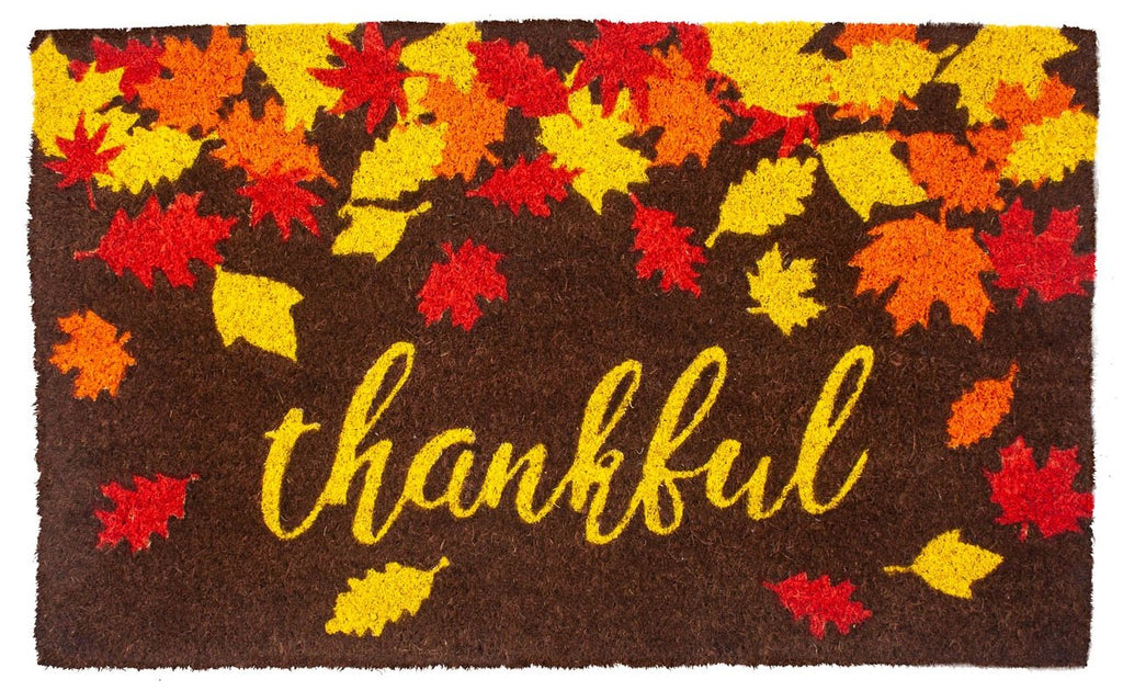 Thankful Vinyl Coir Doormat