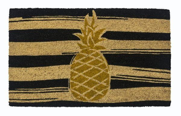 Pineapple Vinyl Coir Doormat