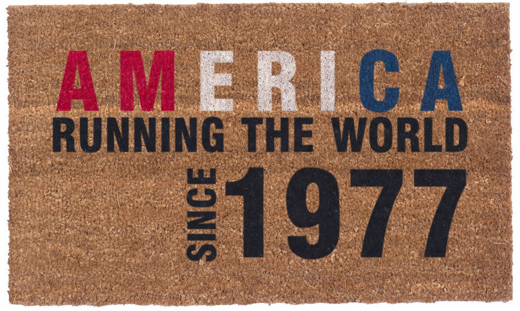 America runs the world coco mats