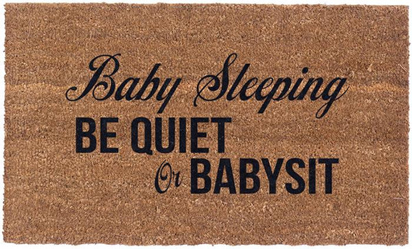 Baby Sleeping Vinyl Coir Doormat