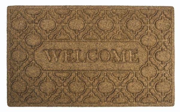 FLORENCE WELCOME EMBOSSED WEATHER BEATER MAT