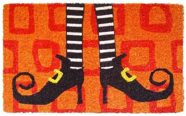 Wicked Witches Shoes Handwoven Coco Doormat